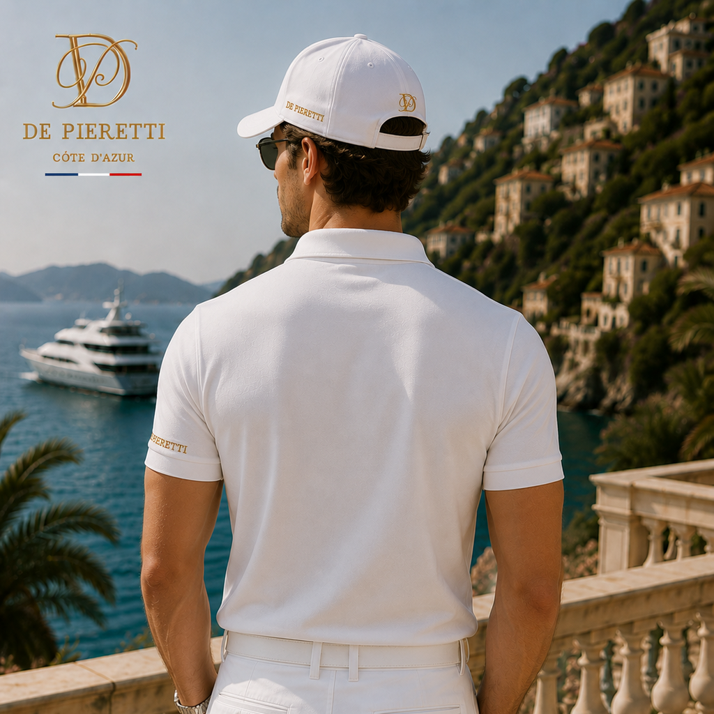 Casquette De Pieretti Homme – Blanc & Or