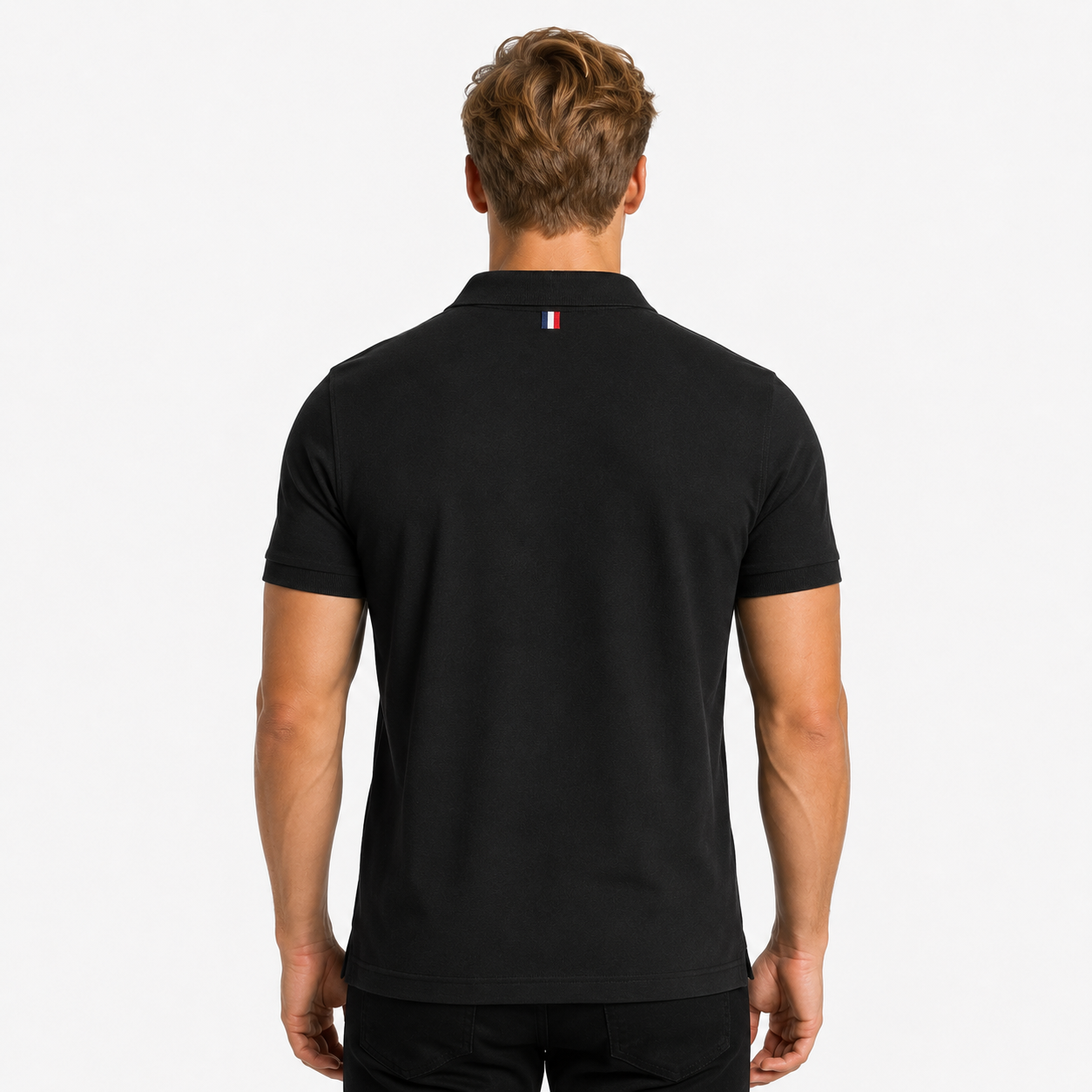 Polo Noir Homme