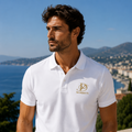Polo Blanc Homme Depieretti | Luxe Côte d'Azur