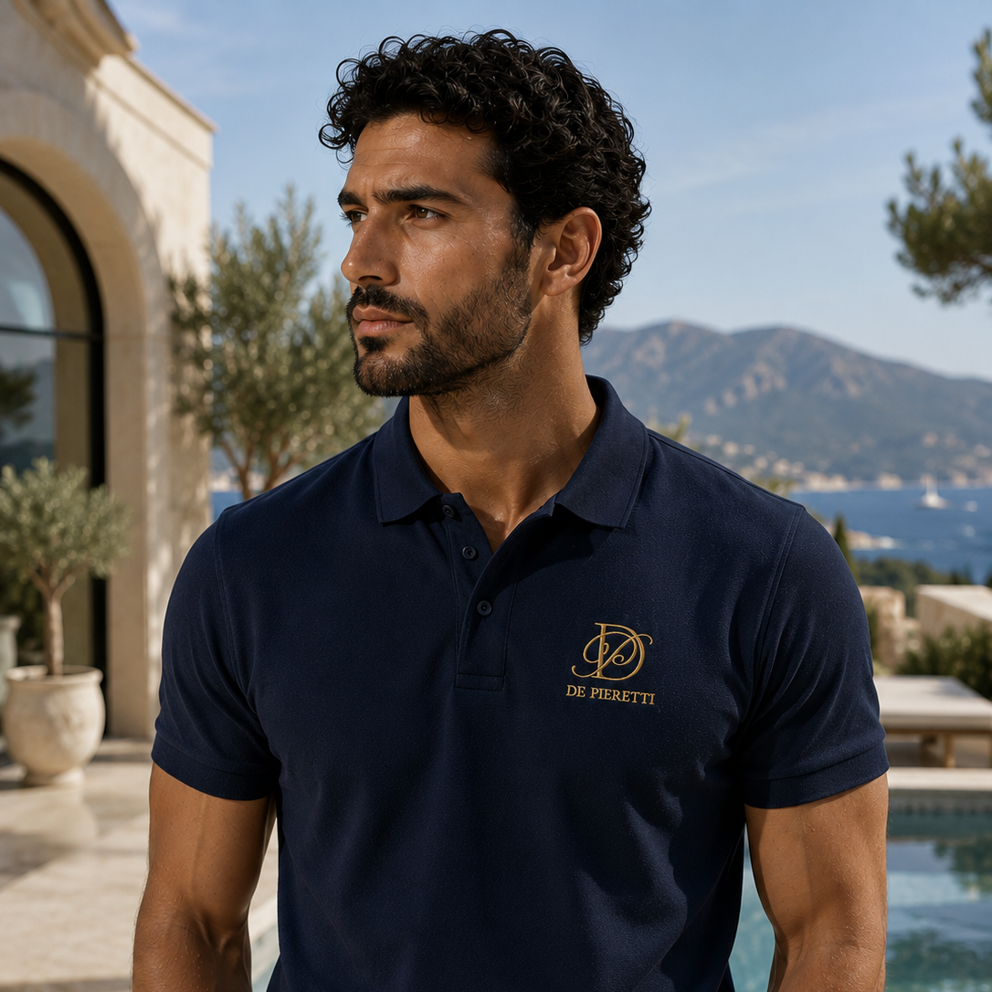 Polo Bleu Navy Homme