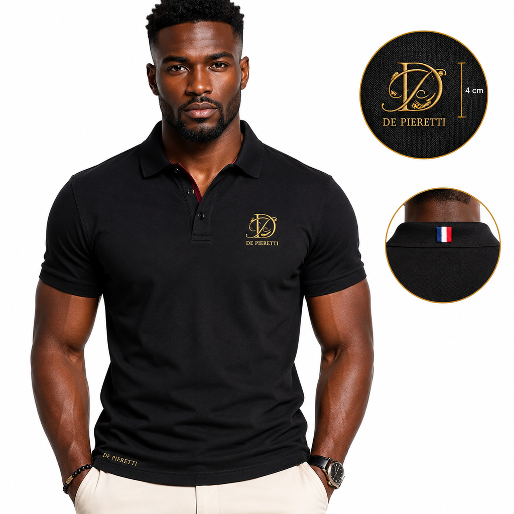 Polo Noir Homme