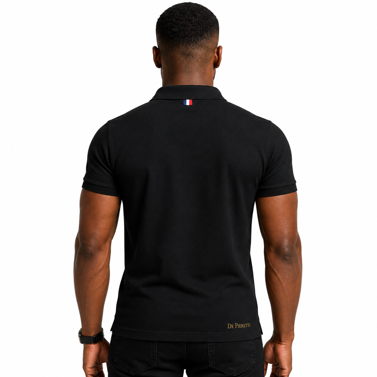 Polo Noir Homme