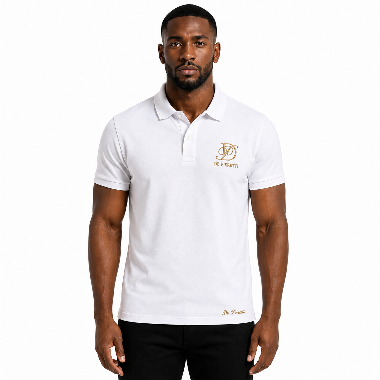 Polo Blanc Homme