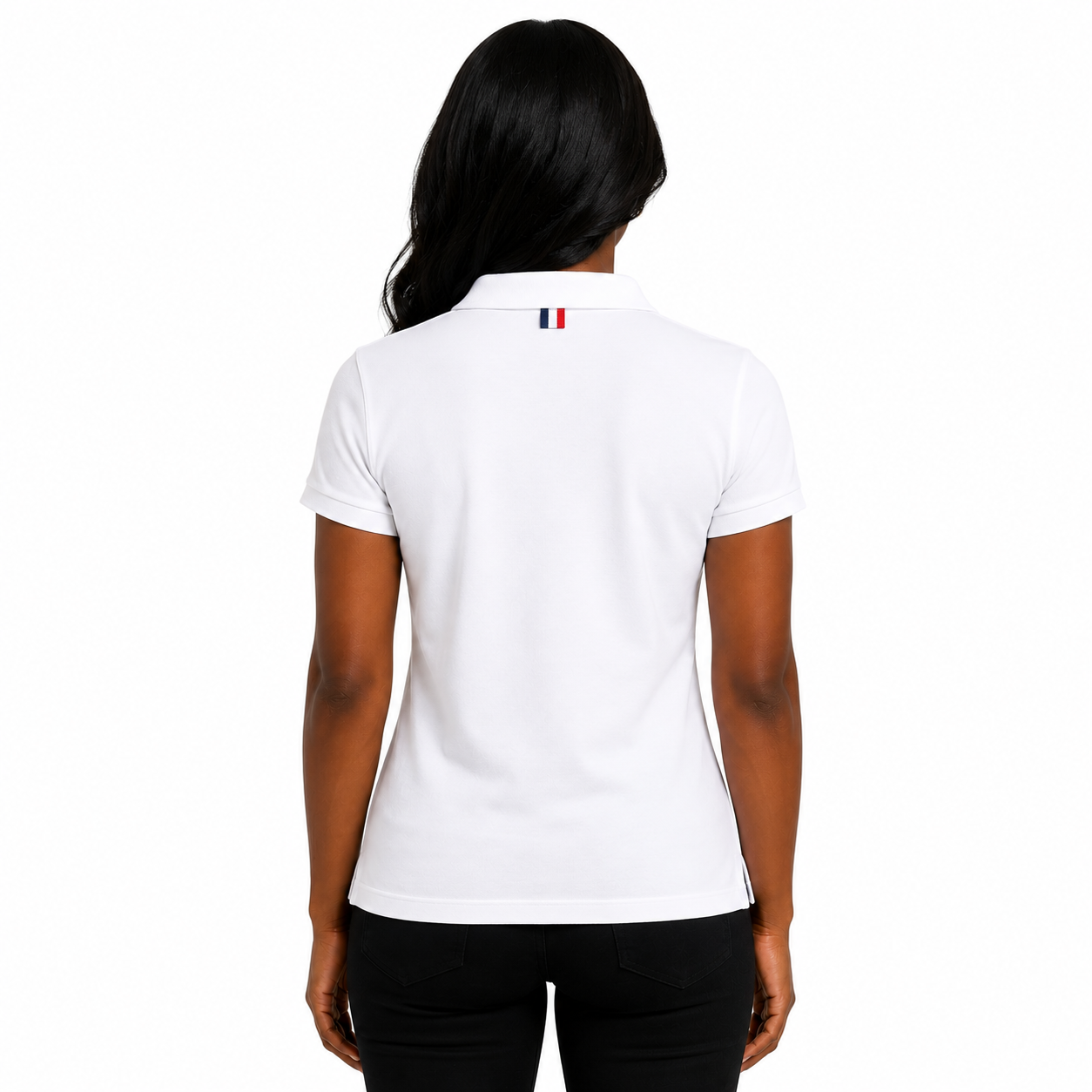 Polo Blanc Femme