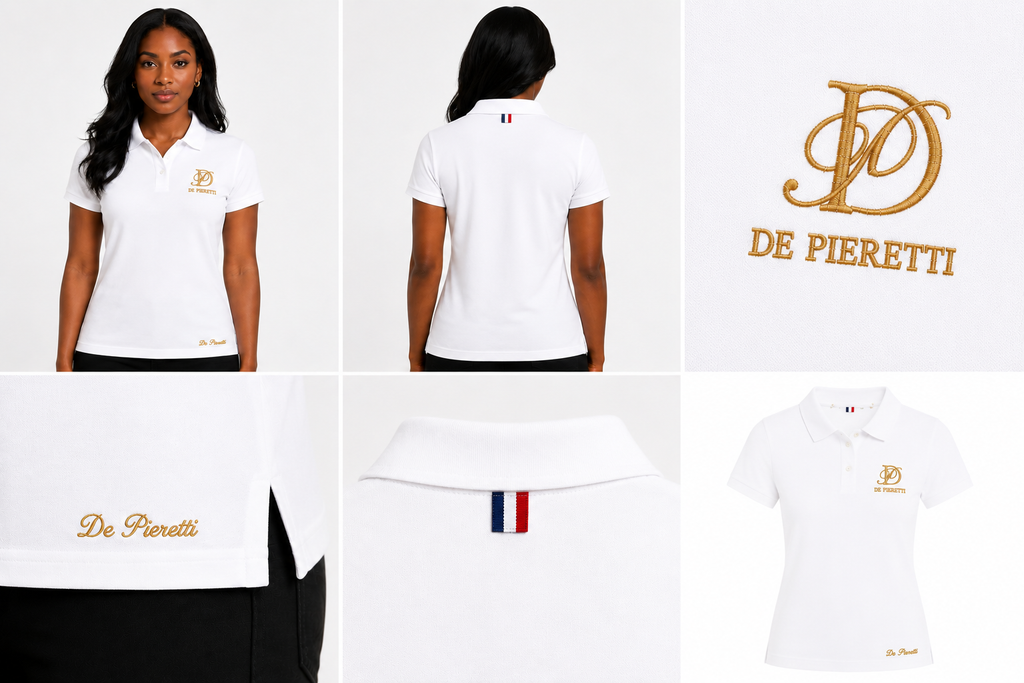 Polo Blanc Femme