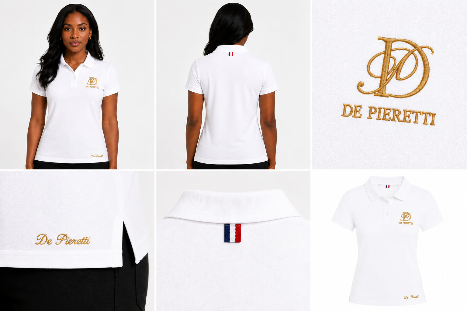 Polo Blanc Femme