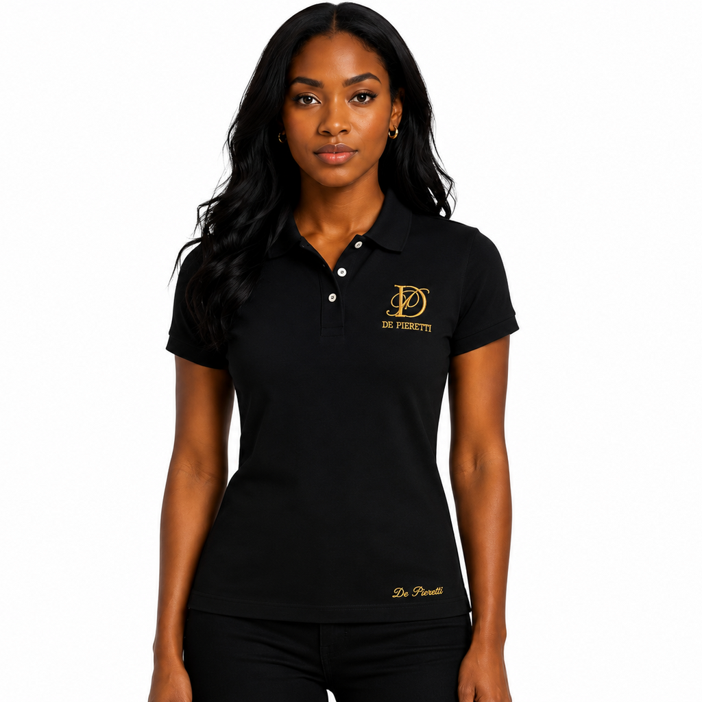 Polo Noir Femme