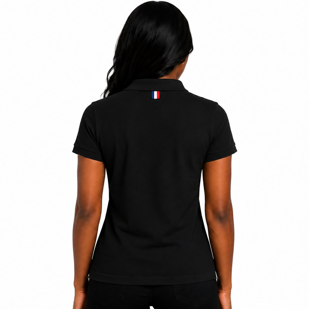 Polo Noir Femme