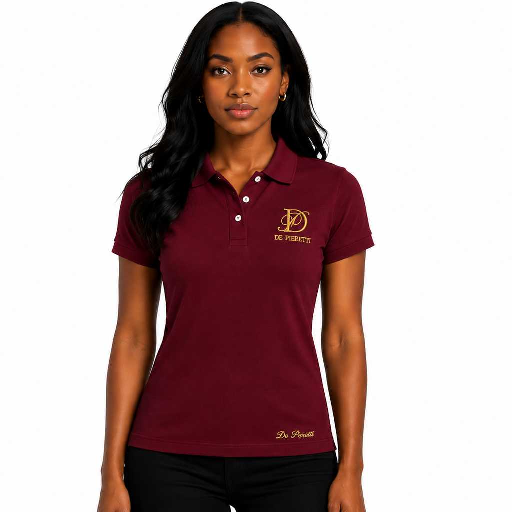 Polo Bordeaux Femme