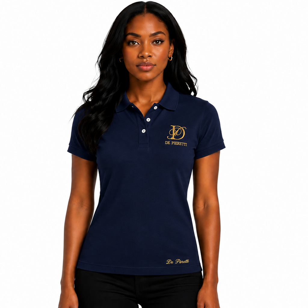 Polo Bleu Navy Femme