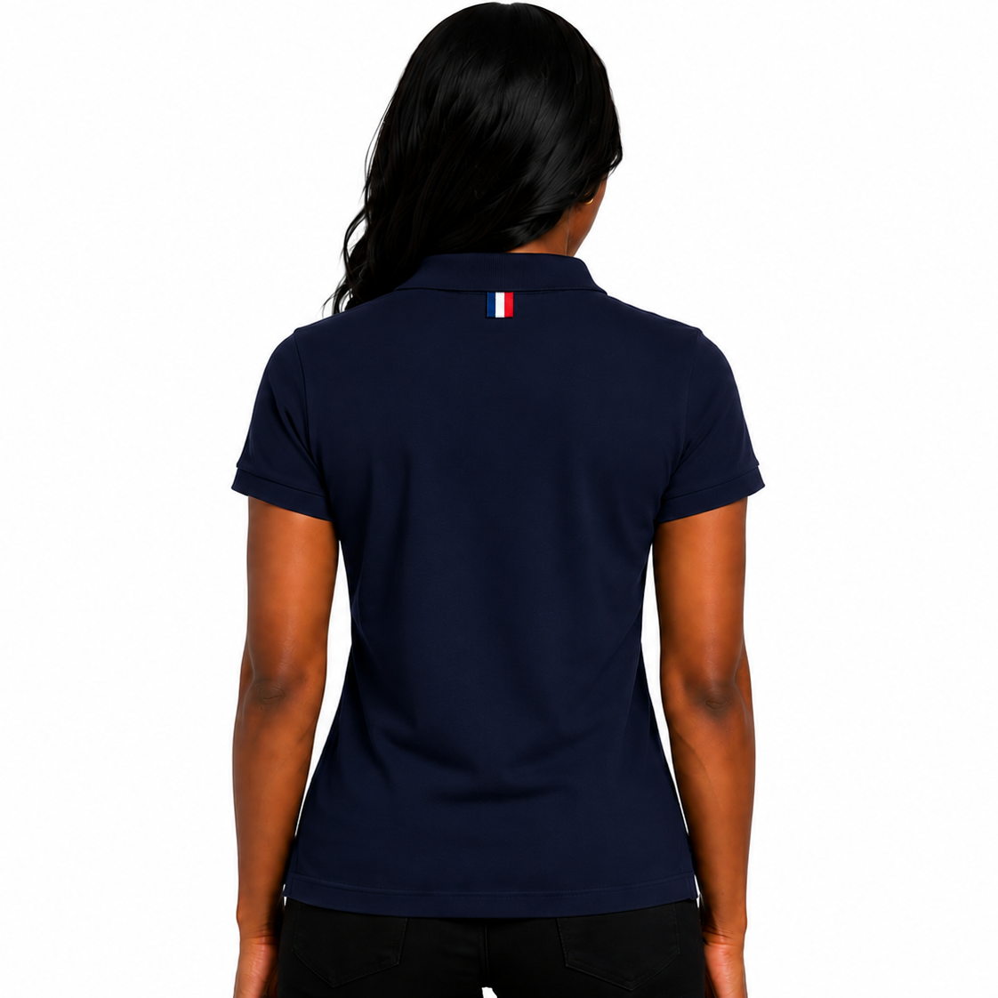 Polo Bleu Navy Femme
