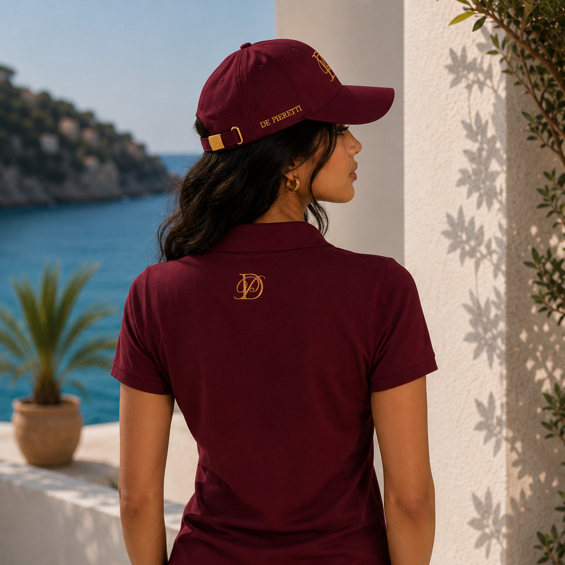 Casquette De Pieretti – Bordeaux & Or