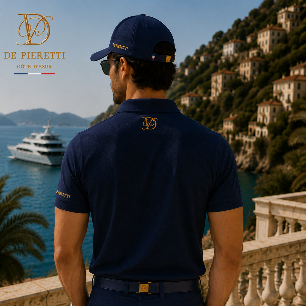 Casquette De Pieretti Homme – Marine & Or
