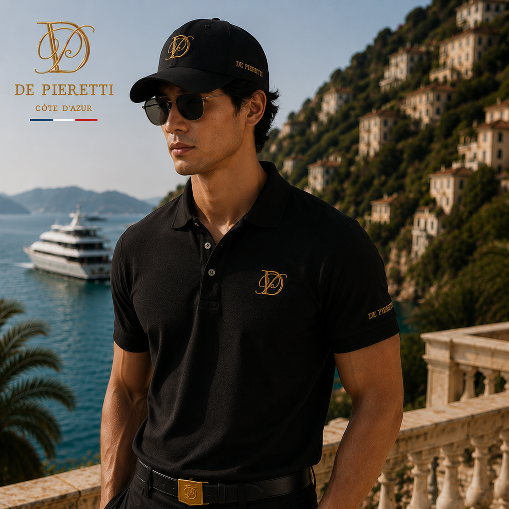 Casquette De Pieretti Homme – Noir & Or