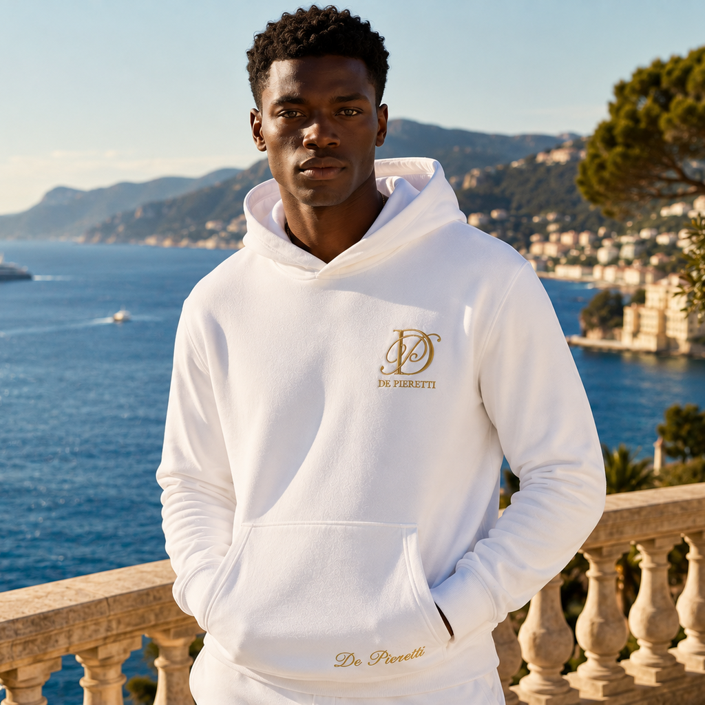 Sweat à capuche homme blanc