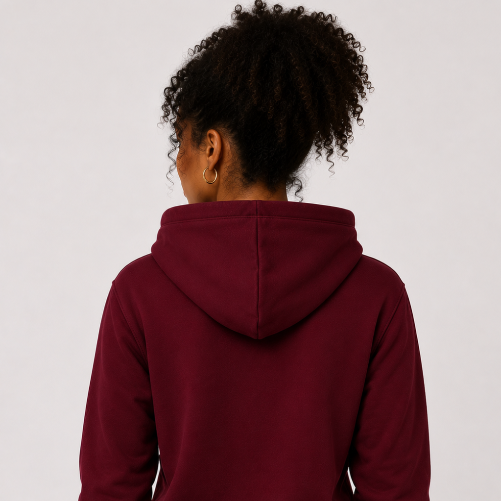 Hoodie Bordeaux Femme — Collection Côte d'Azur