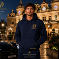 Sweat à capuche homme bleu navy