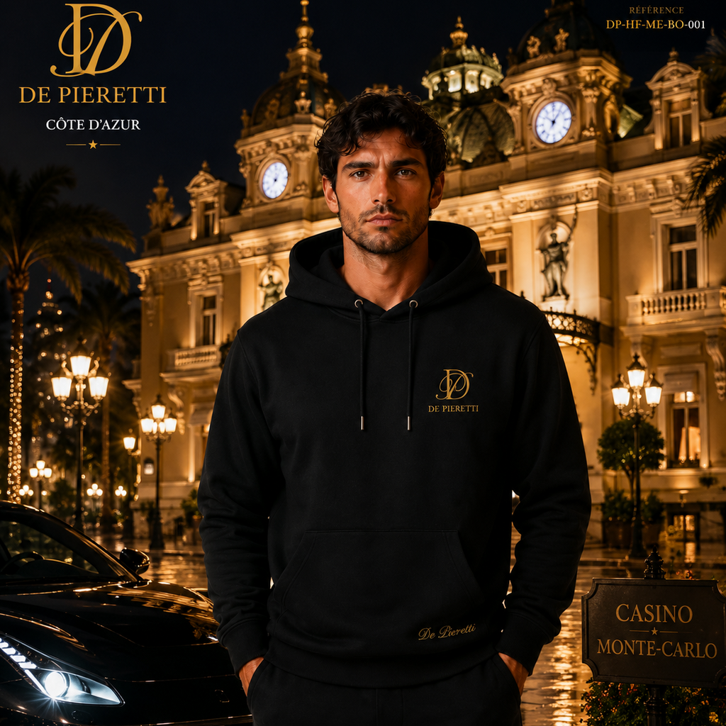Hoodie Signature homme noir édition limitée