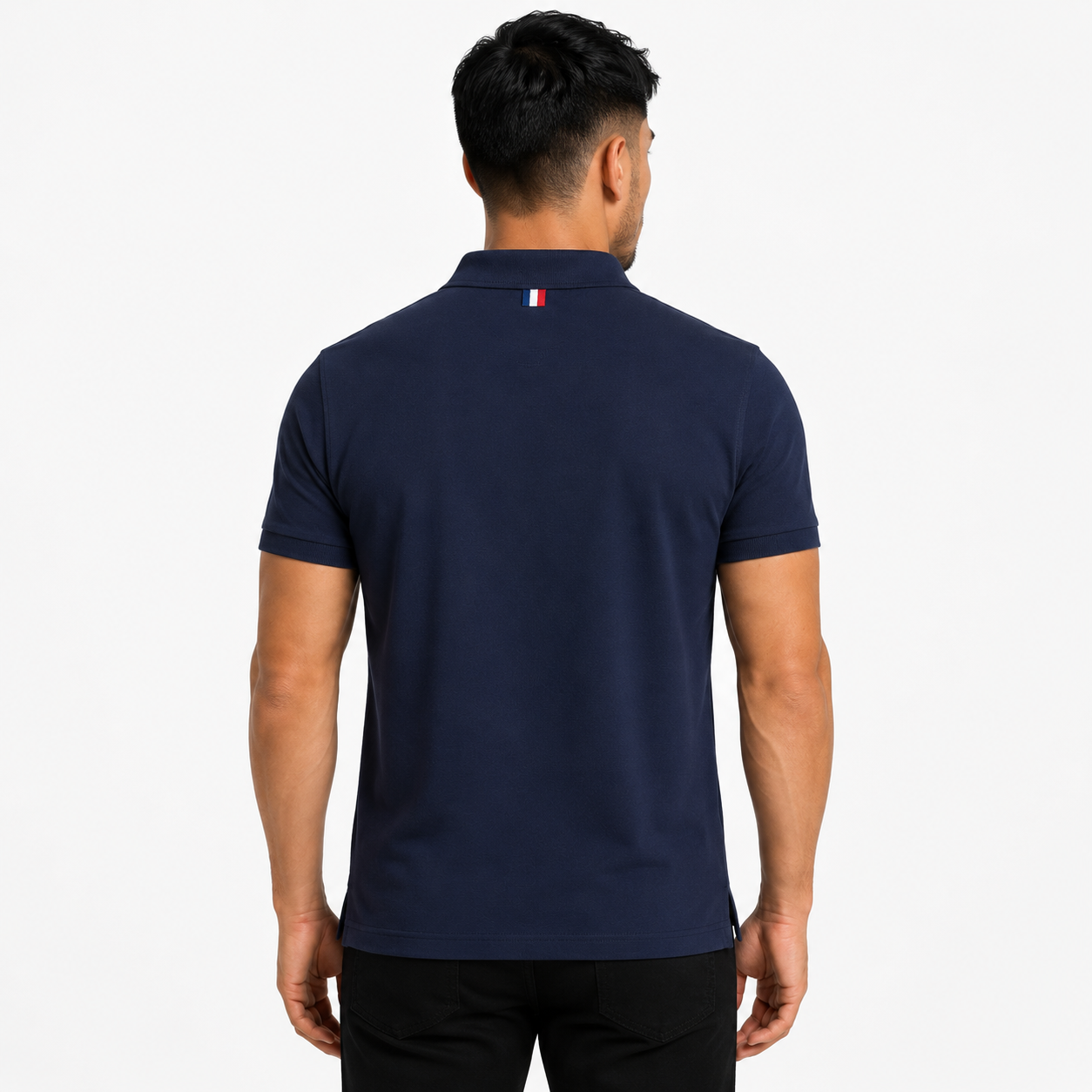 Polo Bleu Navy Homme